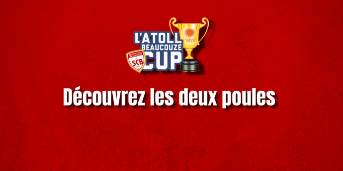 L'Atoll Beaucouzé Cup, les groupes sont connus !