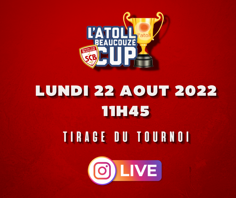 Live - Tirage des groupes de l'Atoll Beaucouzé Cup !