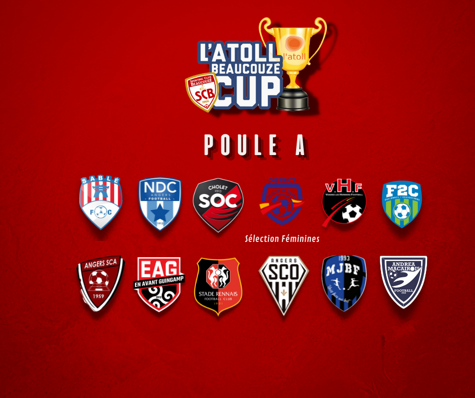 L'Atoll Beaucouzé Cup, les groupes sont connus !