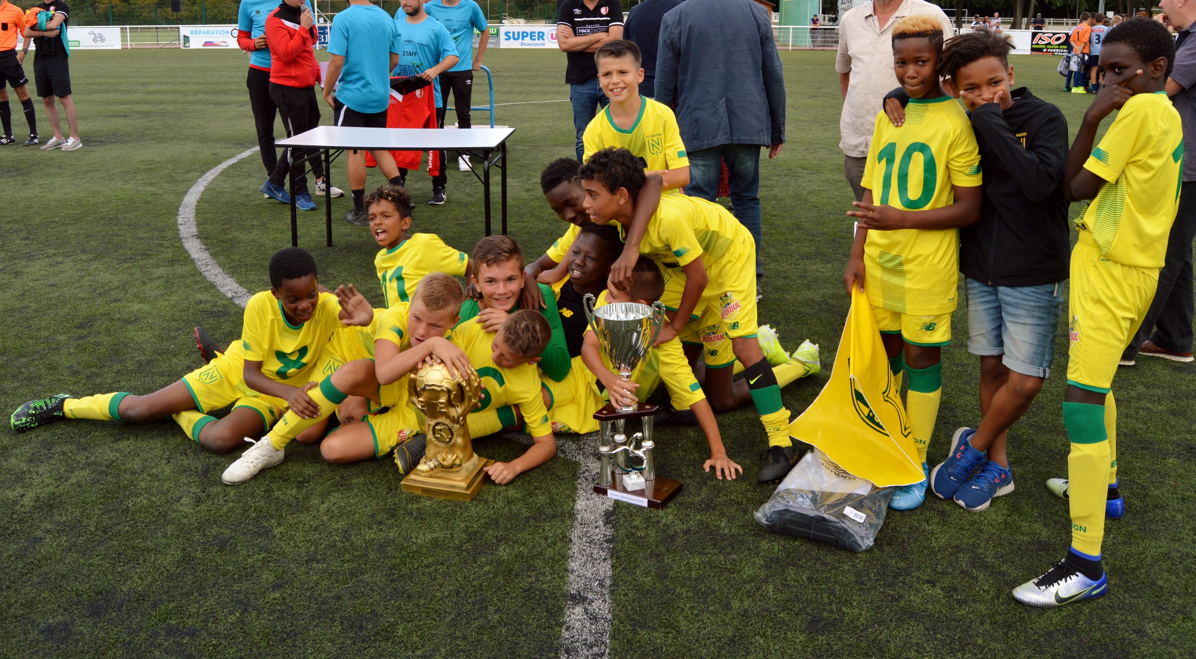 Le FC Nantes vainqueur de l'édition 2019 de L'ATOLL Beaucouzé Cup