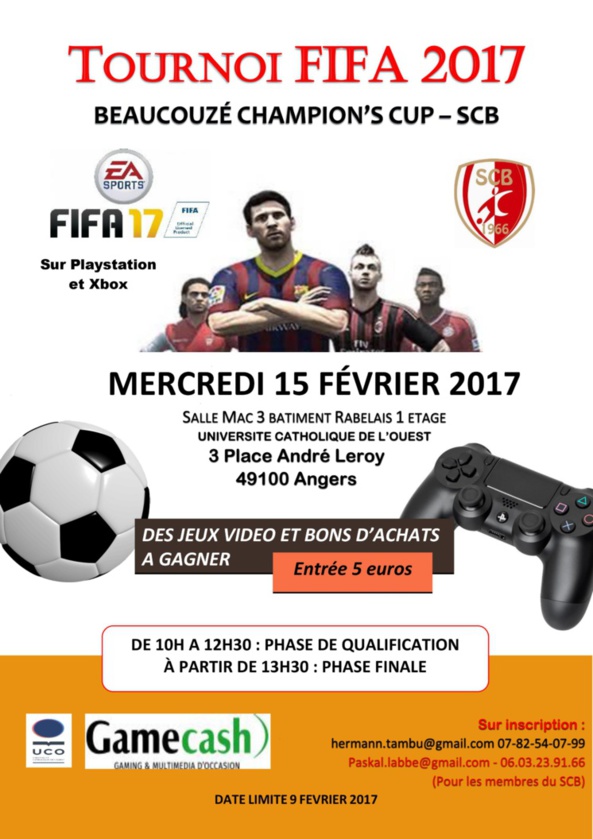 Tournoi de jeu vidéo FIFA 17
