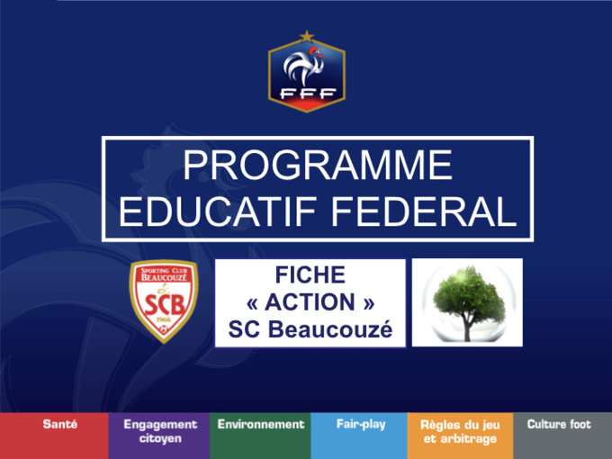 Retour sur les actions menées en début de saison par l'école de foot Retour sur les actions menées en début de saison par l'école de foot