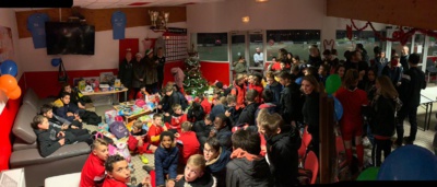 En attendant le Père Noël, le Père Noël Vert du SCB est passé !