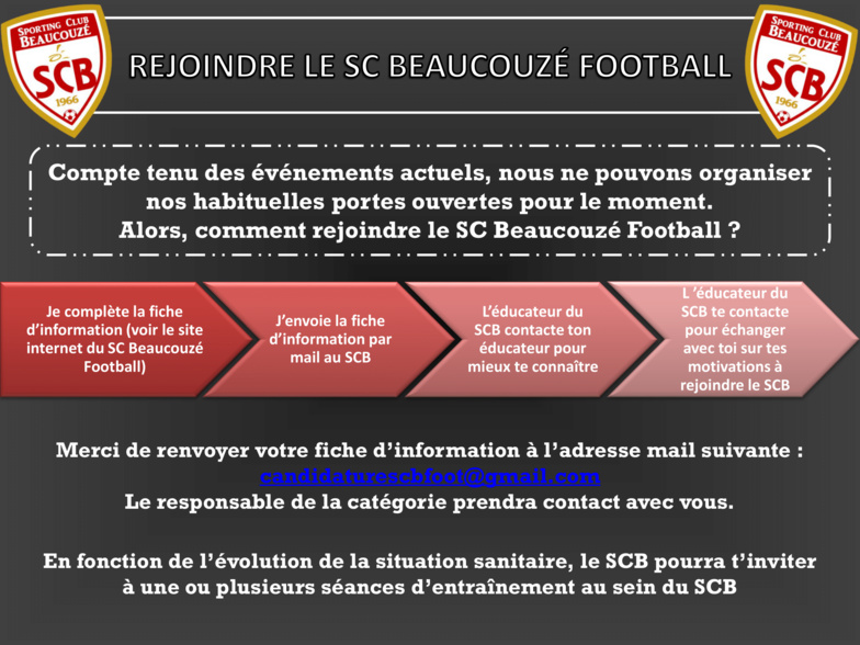 Tu souhaites rejoindre le club, on va t'aider à prendre contact Tu souhaites rejoindre le club, on va t'aider à prendre contact