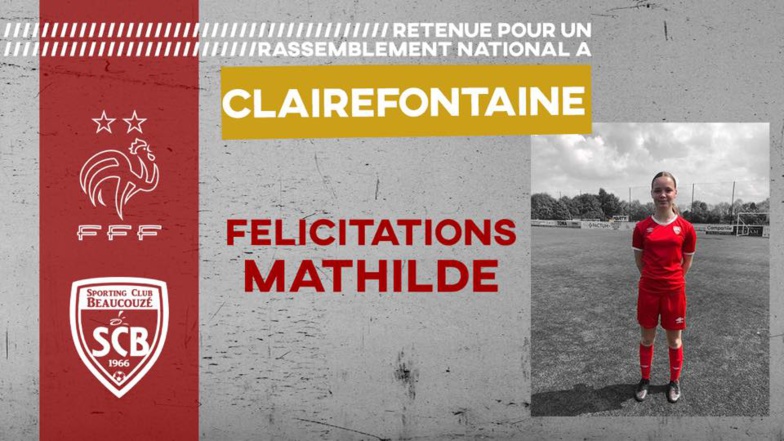 Mathilde MICETIC sélectionnée pour Clairefontaine Mathilde MICETIC sélectionnée pour Clairefontaine