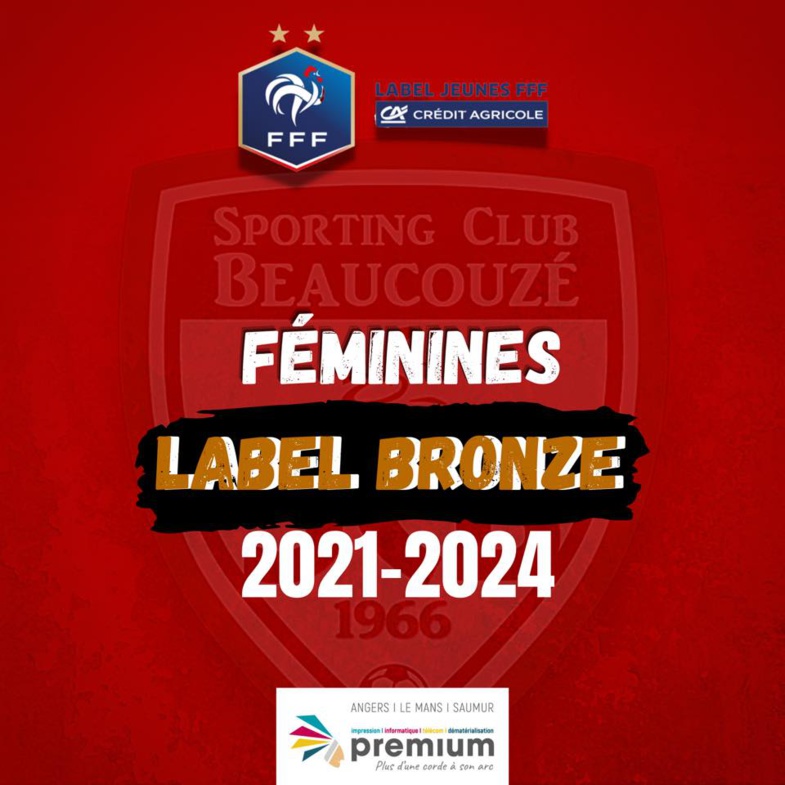 Renouvellement du Label Jeunes Foot Féminin FFF 2021/2024 ! Renouvellement du Label Jeunes Foot Féminin FFF 2021/2024 !