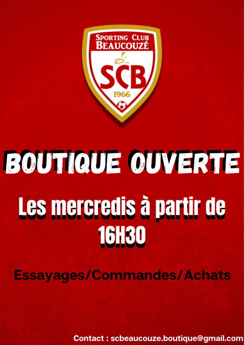 La boutique est ouverte ! La boutique est ouverte !