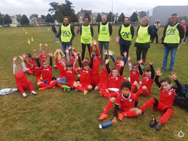 Nos U7 ont pris plaisir lors de la reprise au Lion d'Angers