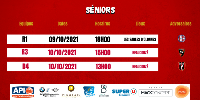 AGENDA DU WEEK-END