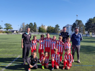 Nos U11A ont le sourire, où le soleil dans les yeux !