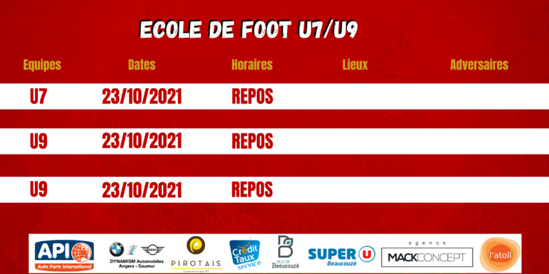 Agenda du Week-End !