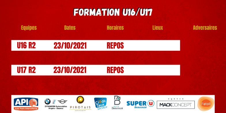 Agenda du Week-End !