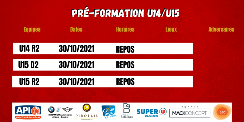 Agenda du Week-End ! Vacances scolaires pour certain(e)s, la Gambardella en lever de rideau de la Coupe de France.