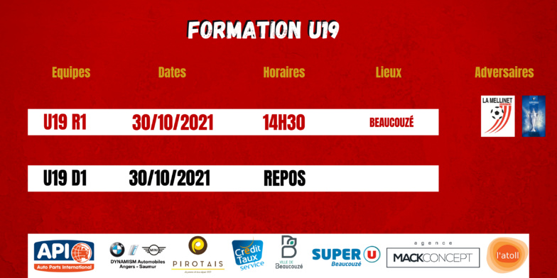 Agenda du Week-End ! Vacances scolaires pour certain(e)s, la Gambardella en lever de rideau de la Coupe de France.