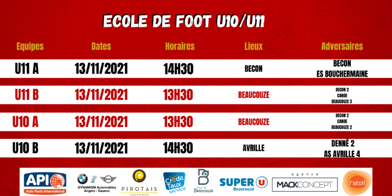 Agenda du week end !