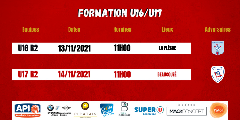Agenda du week end !
