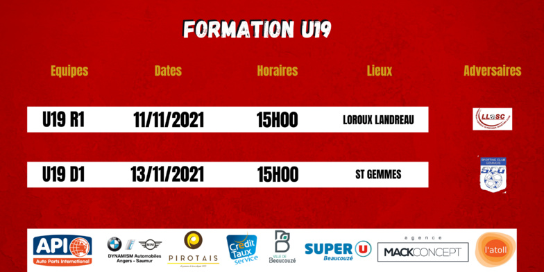 Agenda du week end !