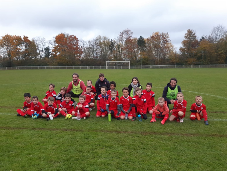 Nos U9 en plateau à Beaucouzé.