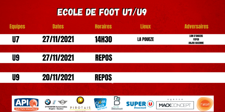 Agenda du Week-End !