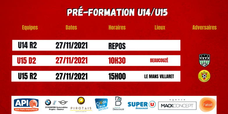 Agenda du Week-End !