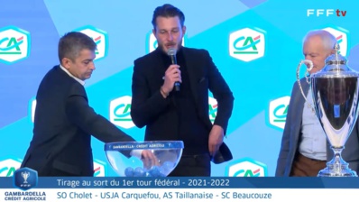 Le tirage a eu lieu direct sur fff.tv Le tirage a eu lieu direct sur fff.tv