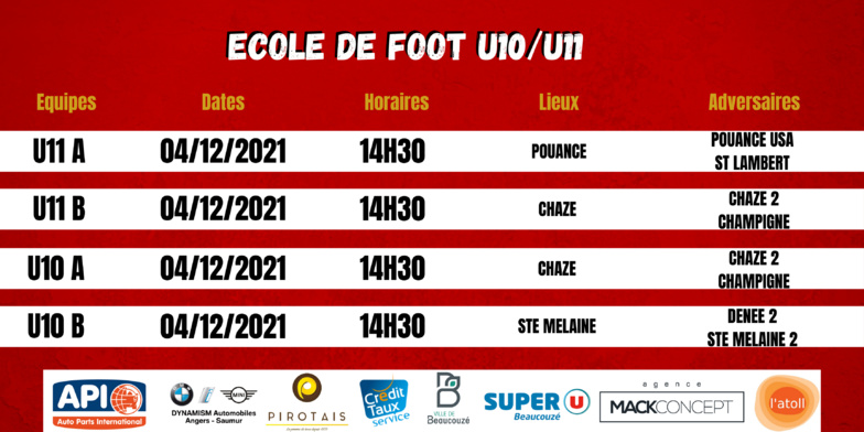 Agenda du Week-End !