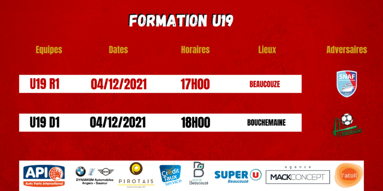 Agenda du Week-End !