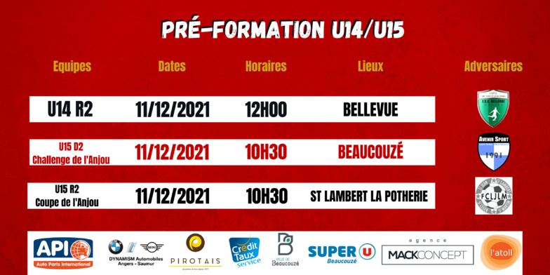 Agenda du Week-End !