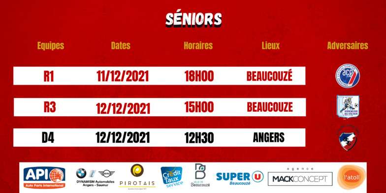 Agenda du Week-End !