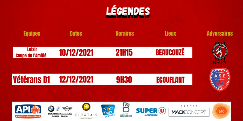 Agenda du Week-End !