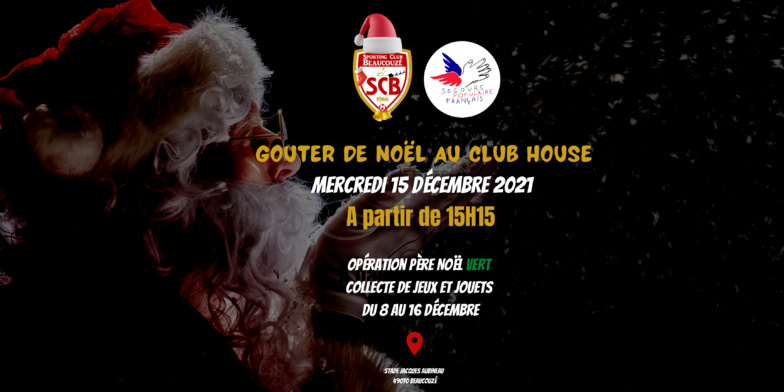 Le goûter de Noël c'est aujourd'hui