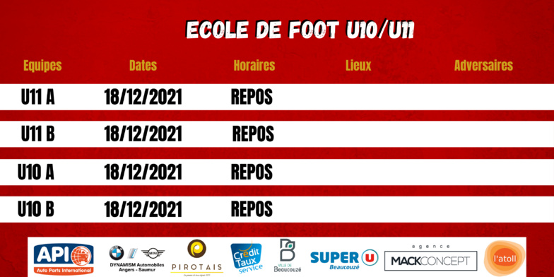 Agenda du Week-End !