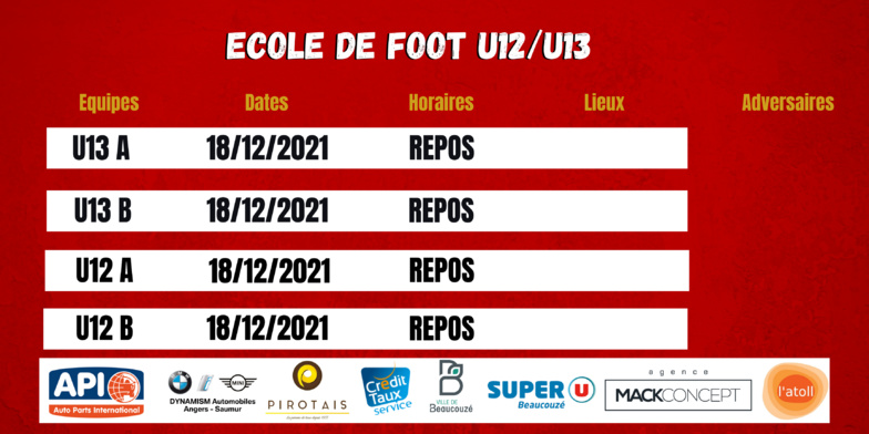 Agenda du Week-End !
