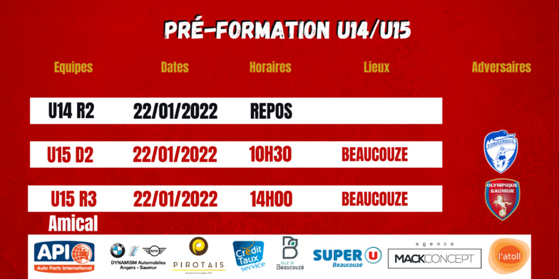 Agenda du week-end !