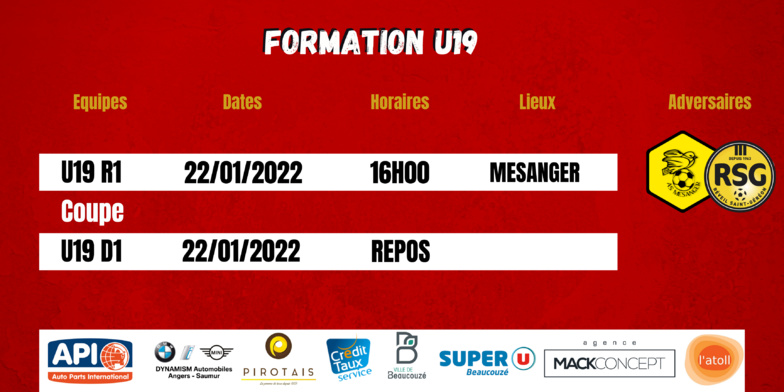 Agenda du week-end !