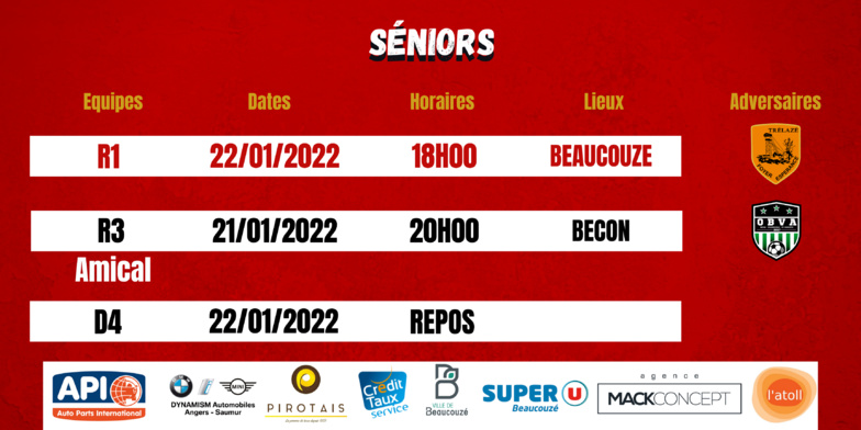 Agenda du week-end !