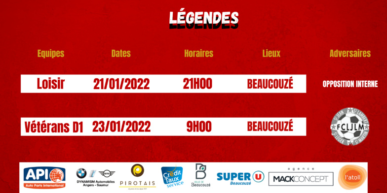 Agenda du week-end !