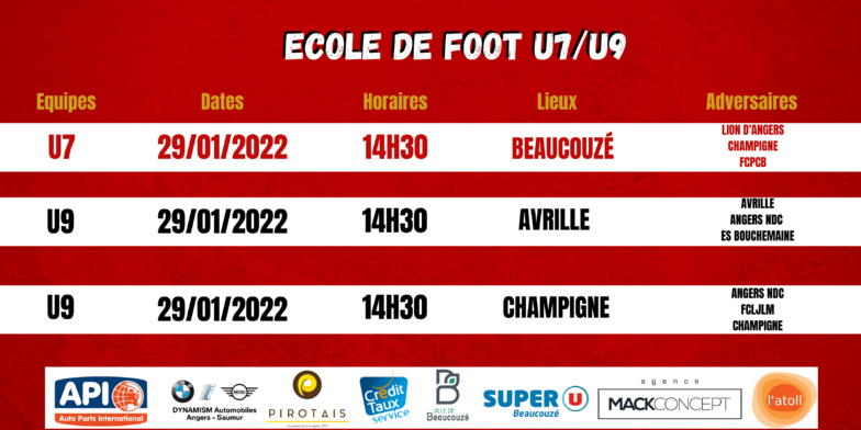 Agenda du week-end !