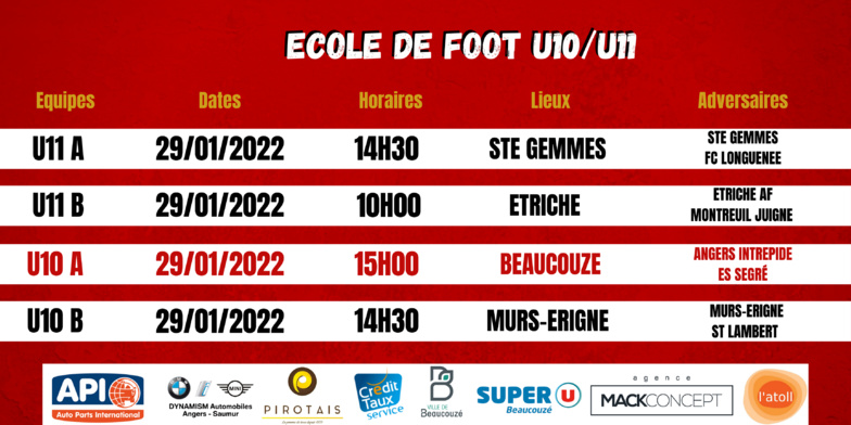 Agenda du week-end !