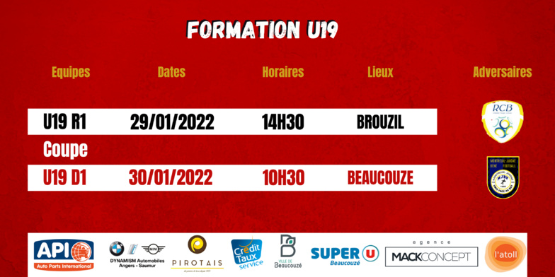 Agenda du week-end !