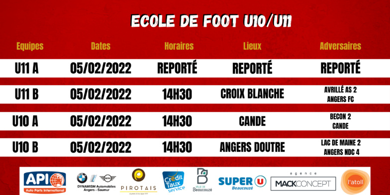 Agenda du week-end !