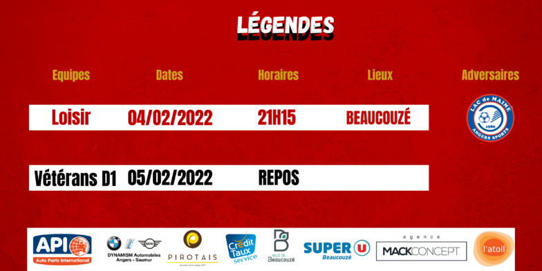 Agenda du week-end !