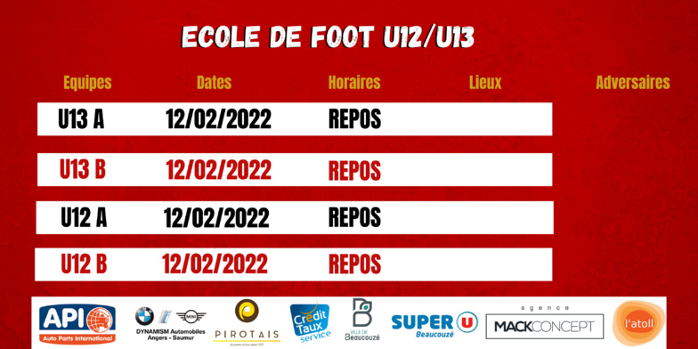 Agenda du week-end !