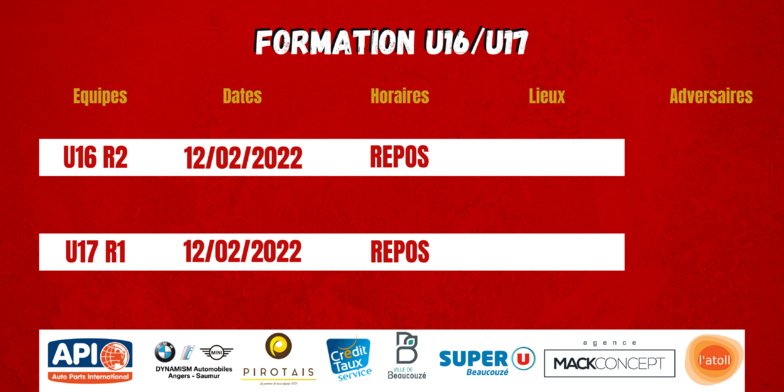 Agenda du week-end !