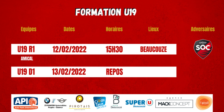 Agenda du week-end !