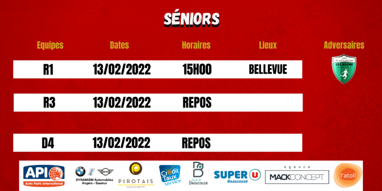 Agenda du week-end !