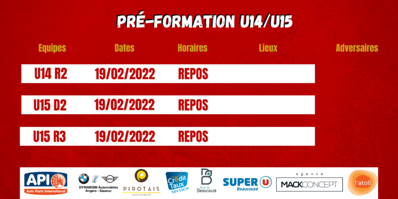 Agenda du week-end !