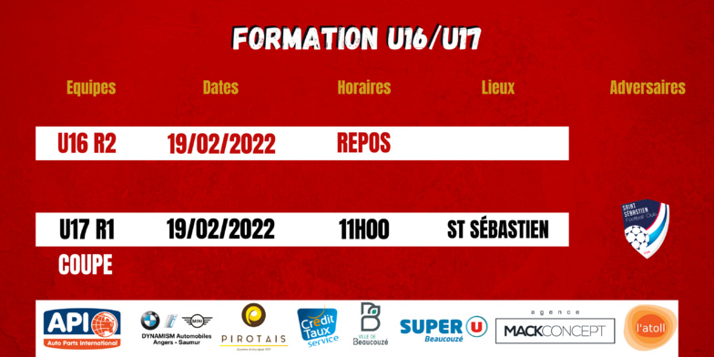 Agenda du week-end !
