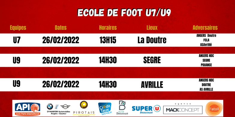 Agenda du week-end !