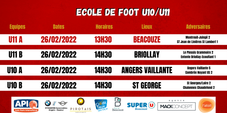 Agenda du week-end !